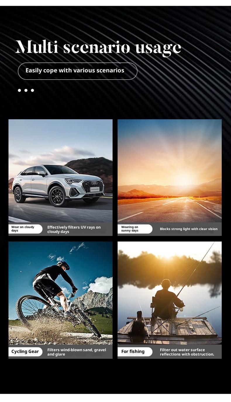 001 Cross-border Cycling Goggles Outdoor Sports Skiing Mountaineering Fishing Sun Protection Windproof Anti-fog Unisex Full_voghion.com