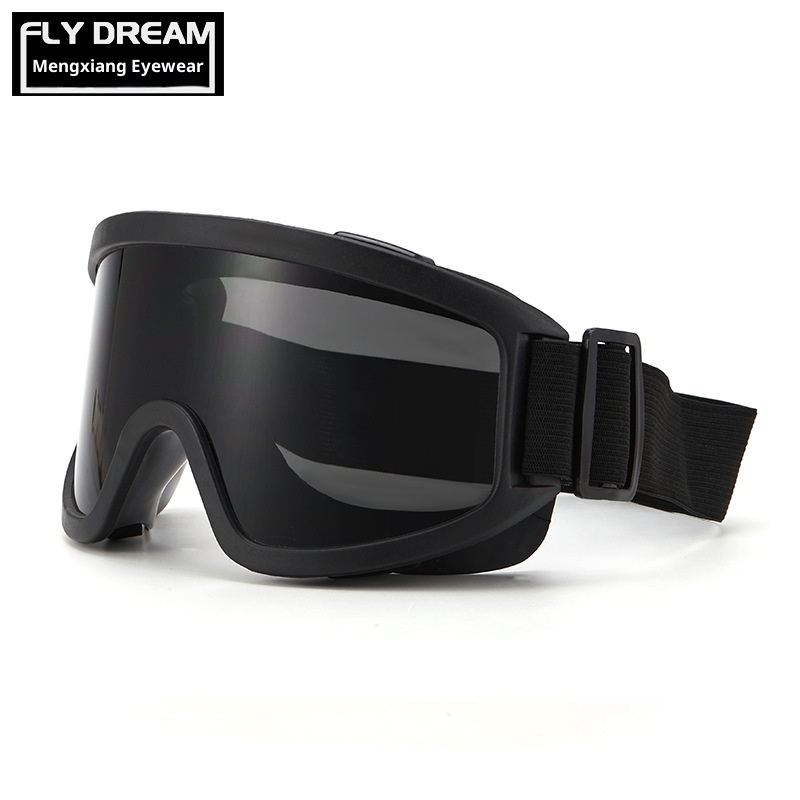 001 Neue Outdoor-Schneebrille Bergsteigen Sport Reiten Motorrad Wind Sand Bunte Skibrille_voghion.com