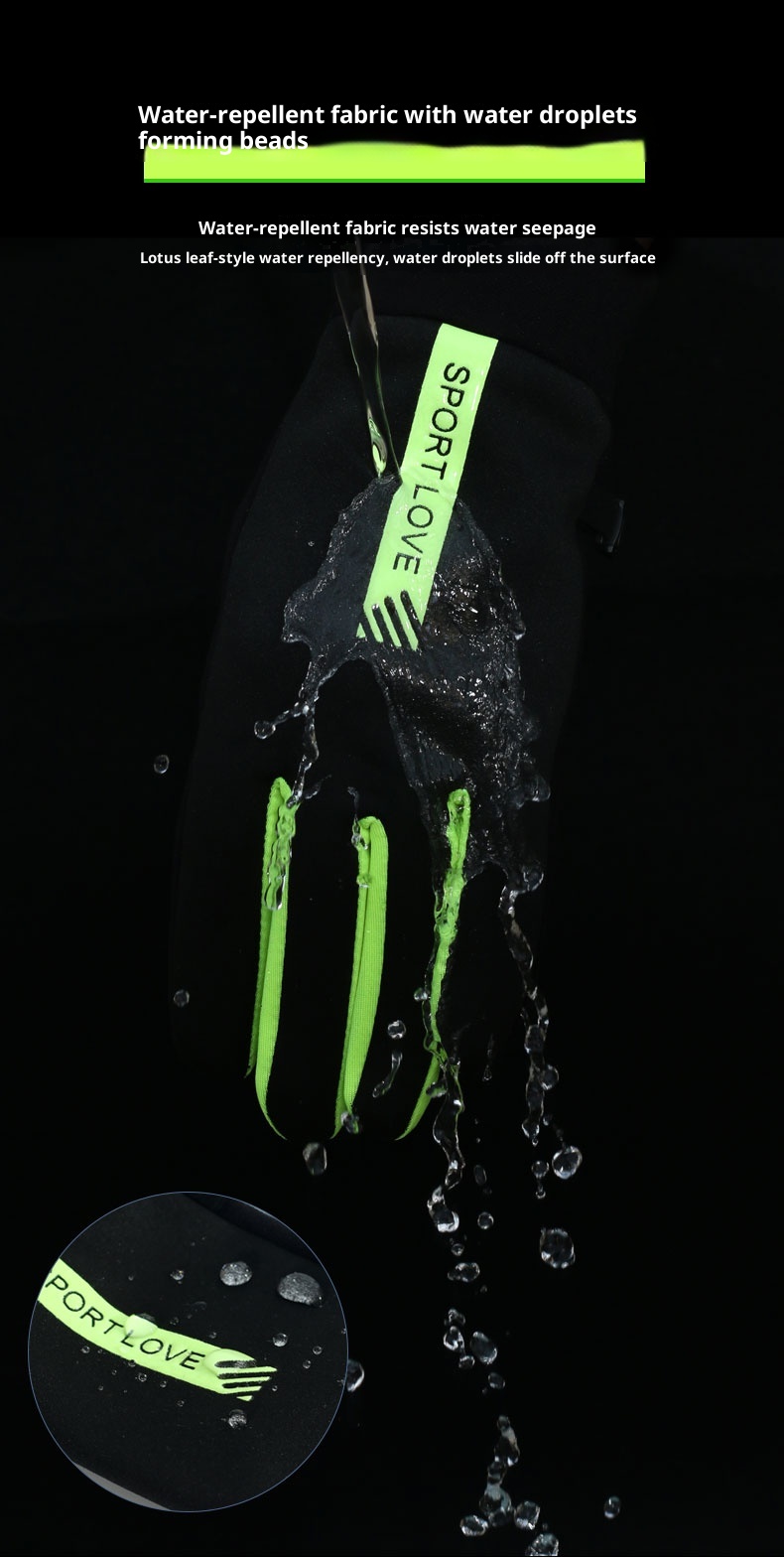 Guanti invernali ActiveGo da uomo per ciclismo, sport all'aria aperta, impermeabili, caldi, a dita intere, per sci, guida, touchscreen, in cotone_voghion.com