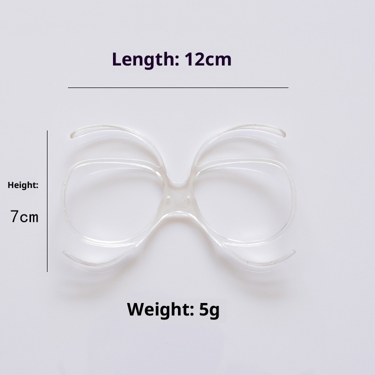 001 Adult Butterfly Ski Glasses Adapter Mountaineering Snow Goggles Frame Compatible With Prescription_voghion.com