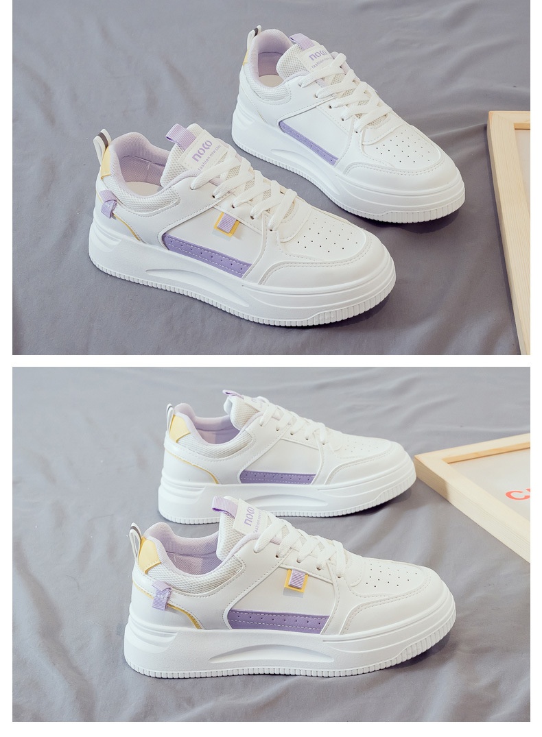 001 Novo Tênis Feminino para Comércio Exterior, Versátil, Macio e Confortável, Sola Grossa, Primavera e Outono, Casual de Alta Qualidade_voghion.com