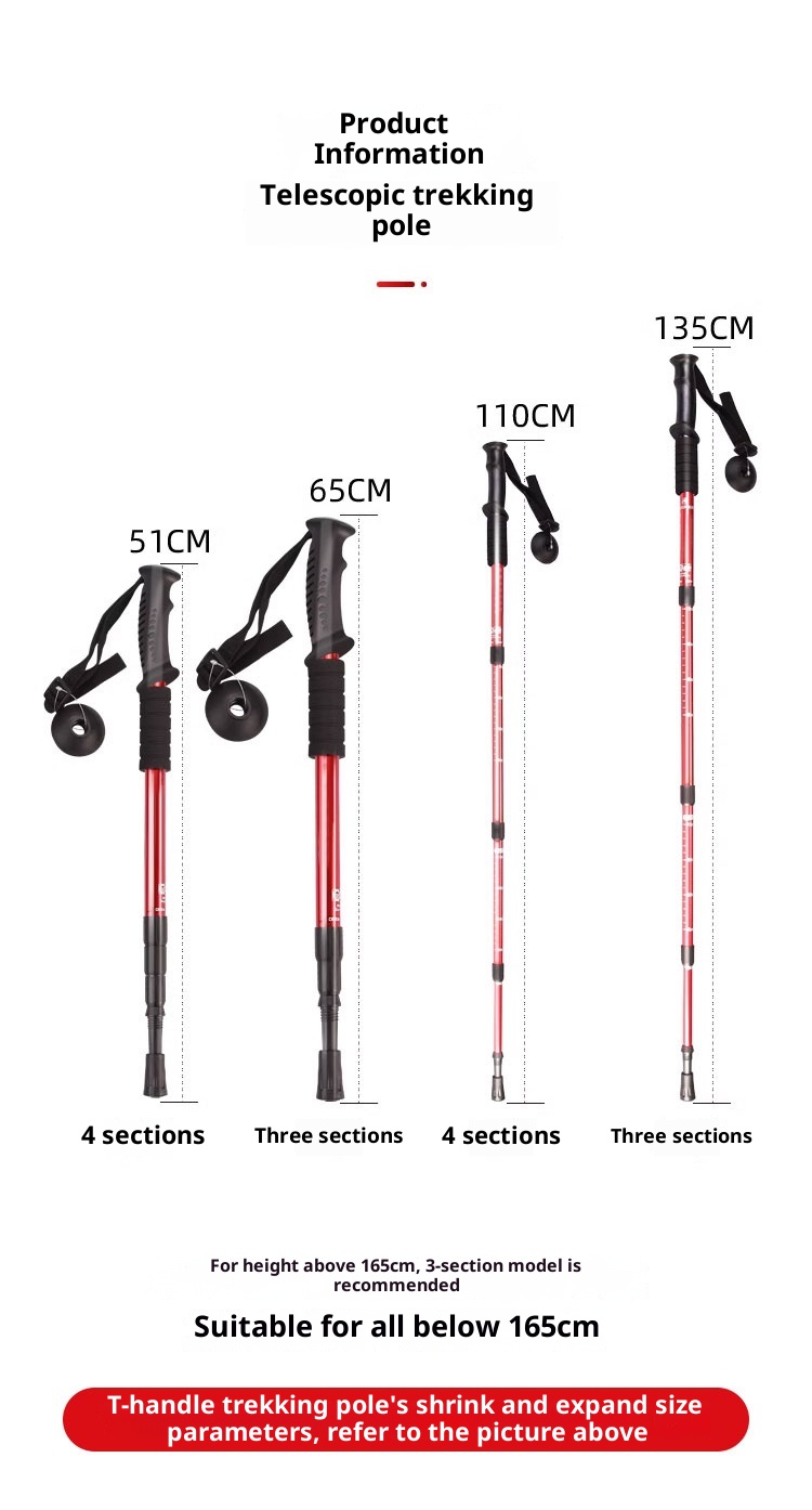 001 Professionelle Outdoor-Trekkingstöcke, teleskopierbar, faltbar, multifunktional, zur Selbstverteidigung für Männer, Frauen und Kinder_voghion.com