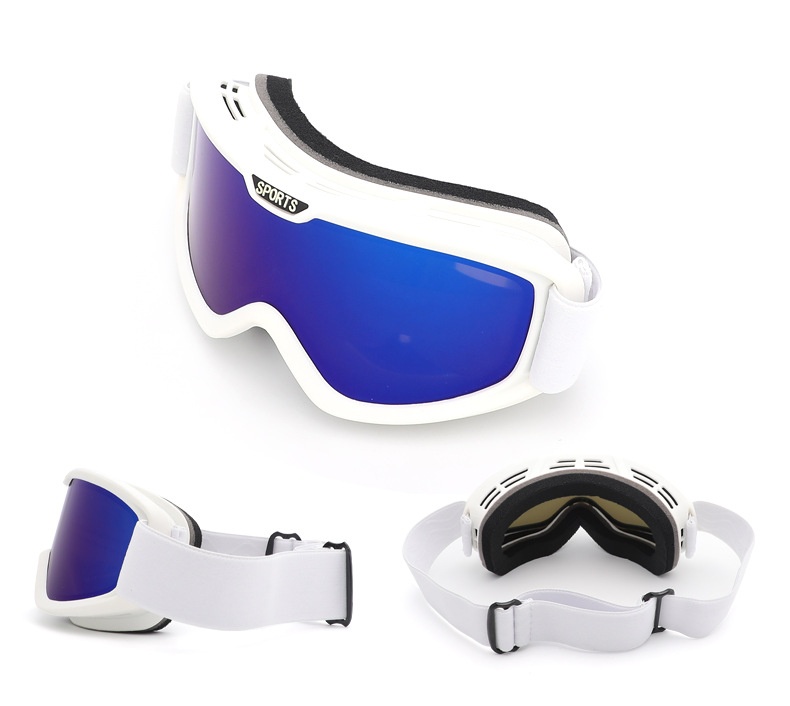 Gafas de esquí y montaña para nieve, resistentes al viento, de doble capa, antivaho y transfronterizas, graduadas (001)._voghion.com