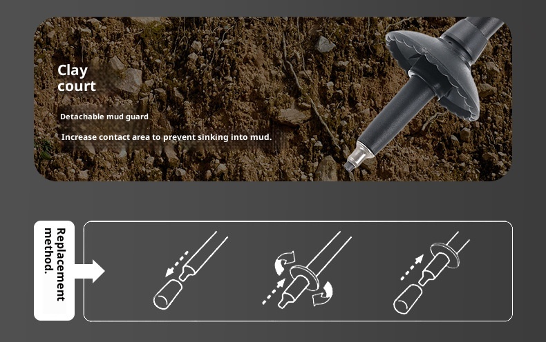 001 Bastone da passeggio professionale pieghevole in lega di alluminio 7075 per esterni, attrezzatura da escursionismo, ultraleggero, portatile, per uomo_voghion.com