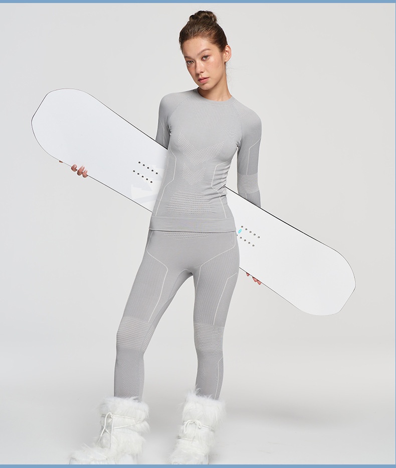 001 Merino Yünlü Hızlı Kuruyan Giysiler Erkekler Kadınlar Açık Hava Yürüyüşü Kayak Termal İç Çamaşırı Nem Emici Sonbahar ve Kış_voghion.com