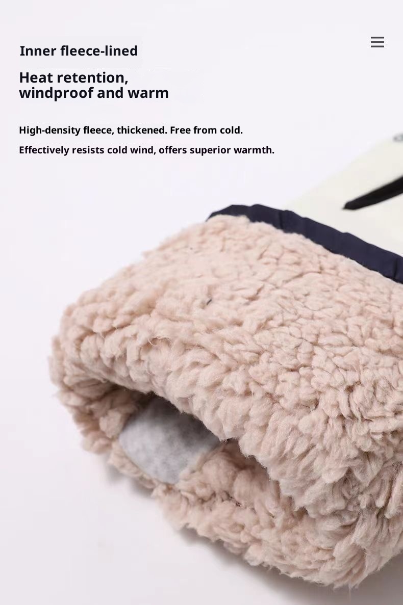 001 Outdoor Ski For Men And Women, Waterproof Sports Cycling Winter Warm Non-Slip Thickened Gloves_voghion.com