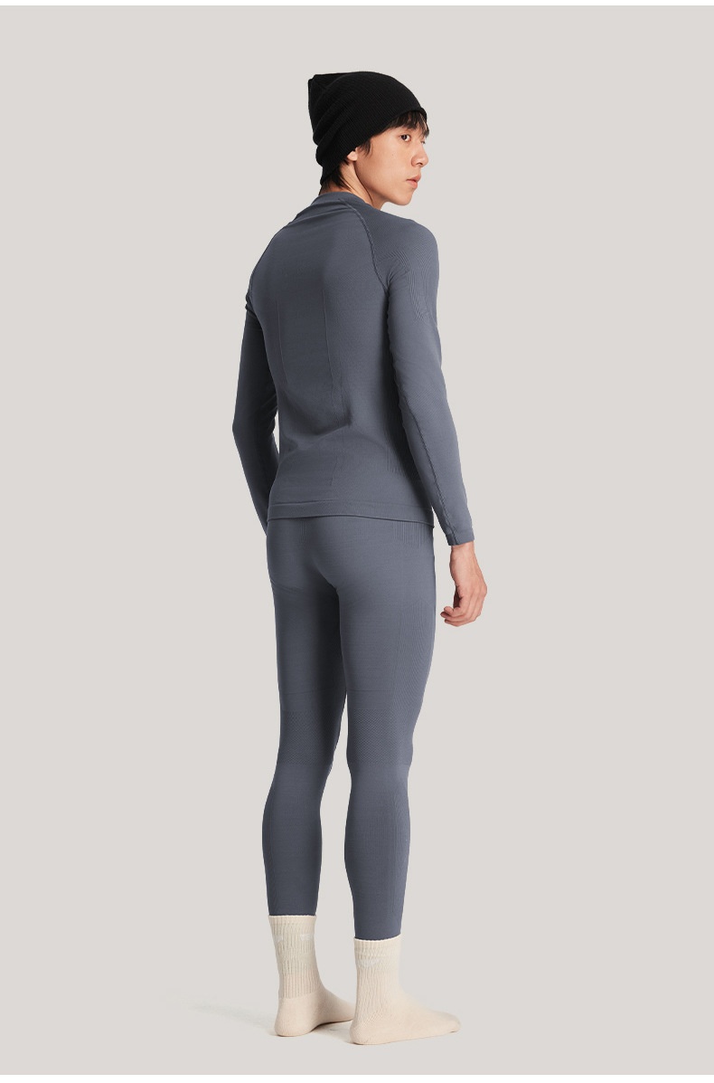 001 TANPO Outdoor Men's Thermal Underwear Set Skiing Sports Running Quick-Dry Layer Autumn Winter Base Shirt And Pants_voghion.com