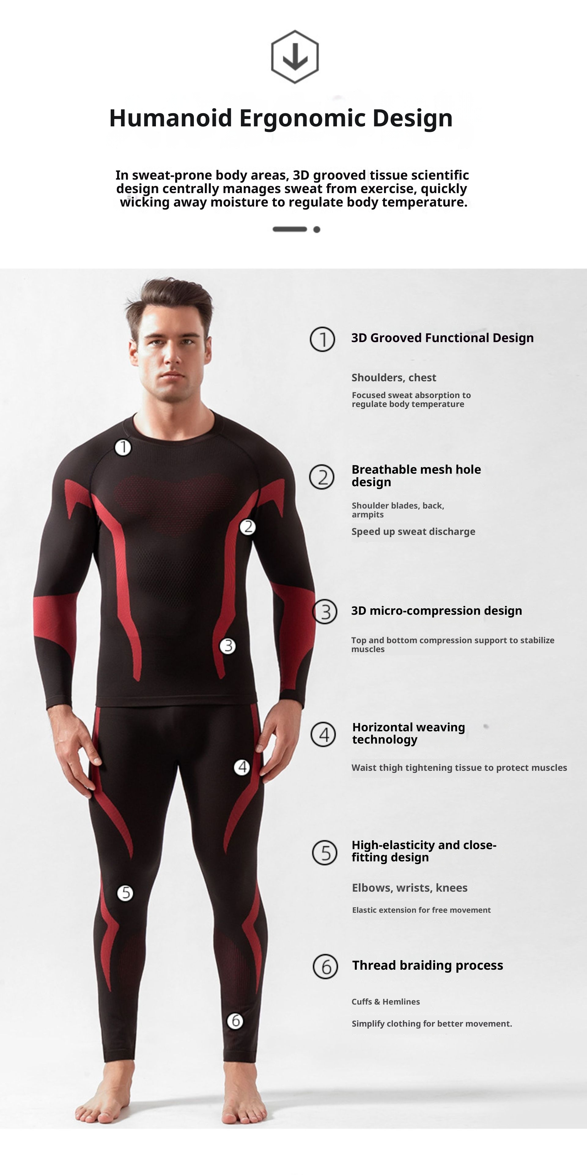 001 Running Sports Ski Quick-Dry Base Layer For Men And Women Cycling Outdoor Thermal Underwear TZ5576-Te P70 Control 138_voghion.com