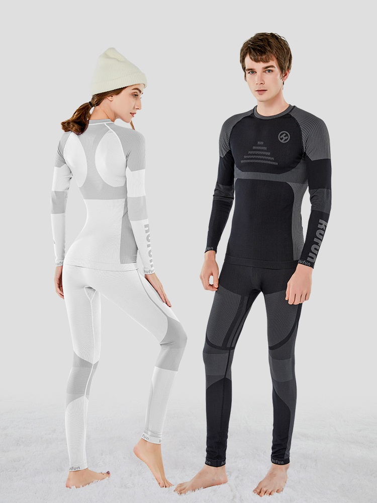 001 Kufeng Quick-Dry Sweat Wicking Thermal Compression Alpinismo Intimo Professionale Tuta da Sci Pantaloni Base Layer Per_voghion.com
