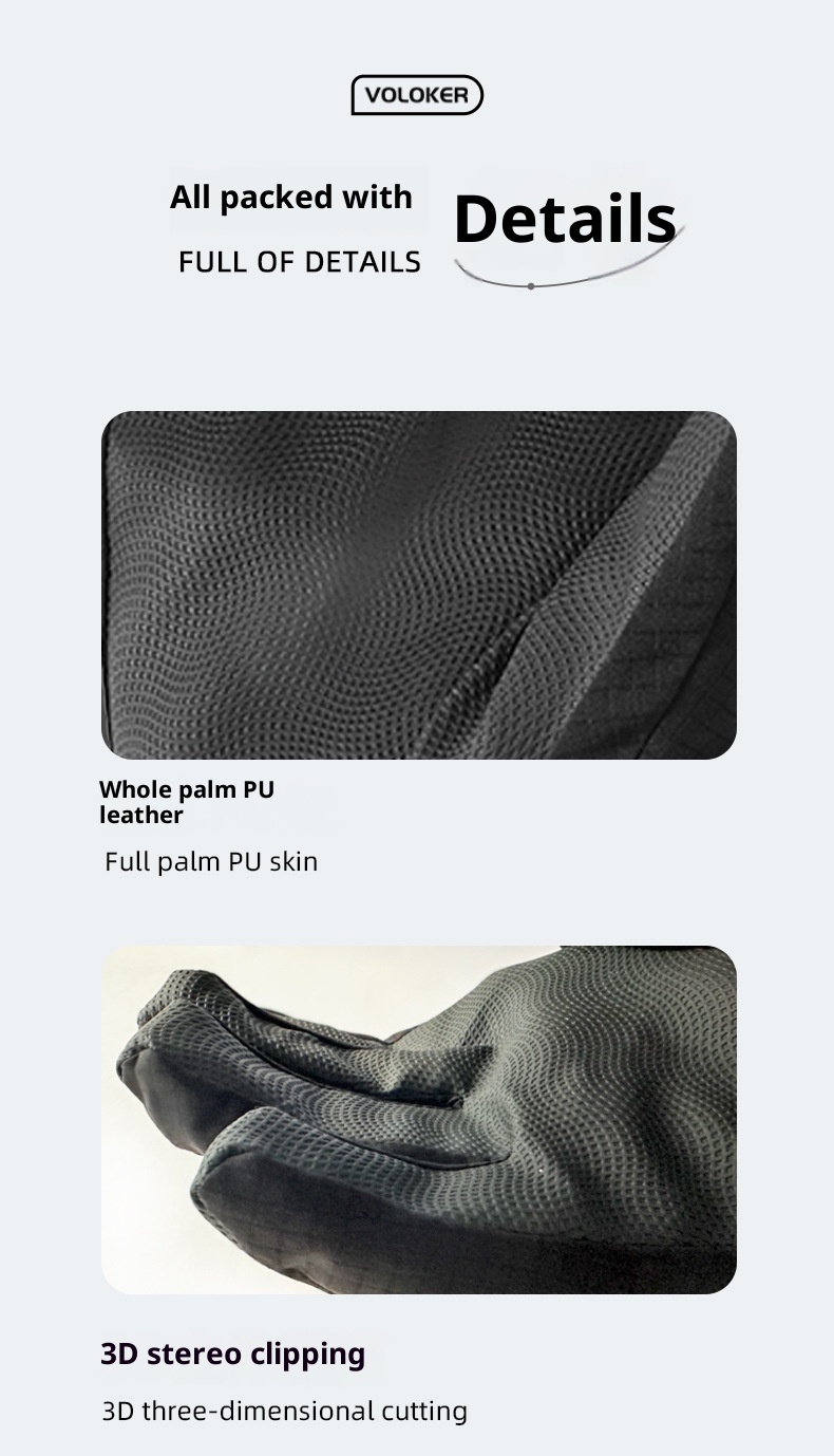 ActiveGo Heren Ski Winter Warme Buitensporten Winddicht Waterdicht Touchscreen Fleece Gevoerde Fiets Handschoenen_voghion.com