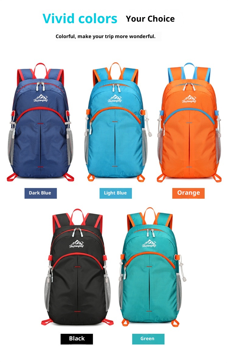 001 Outdoor Lightweight Foldable Skin Sports Large Capacity Storage Casual Travel Bag Waterproof Backpack_voghion.com