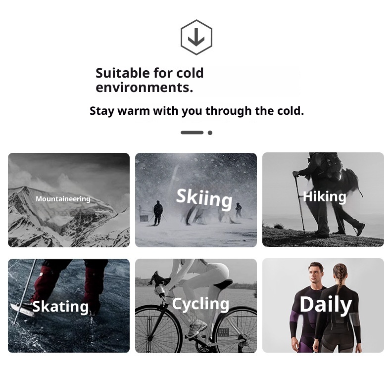 001 Neue Winter-Skihose, schnelltrocknend, für Damen und Herren, Outdoor-Sportarten wie Radfahren, schweißableitend, wärmekomprimierend_voghion.com