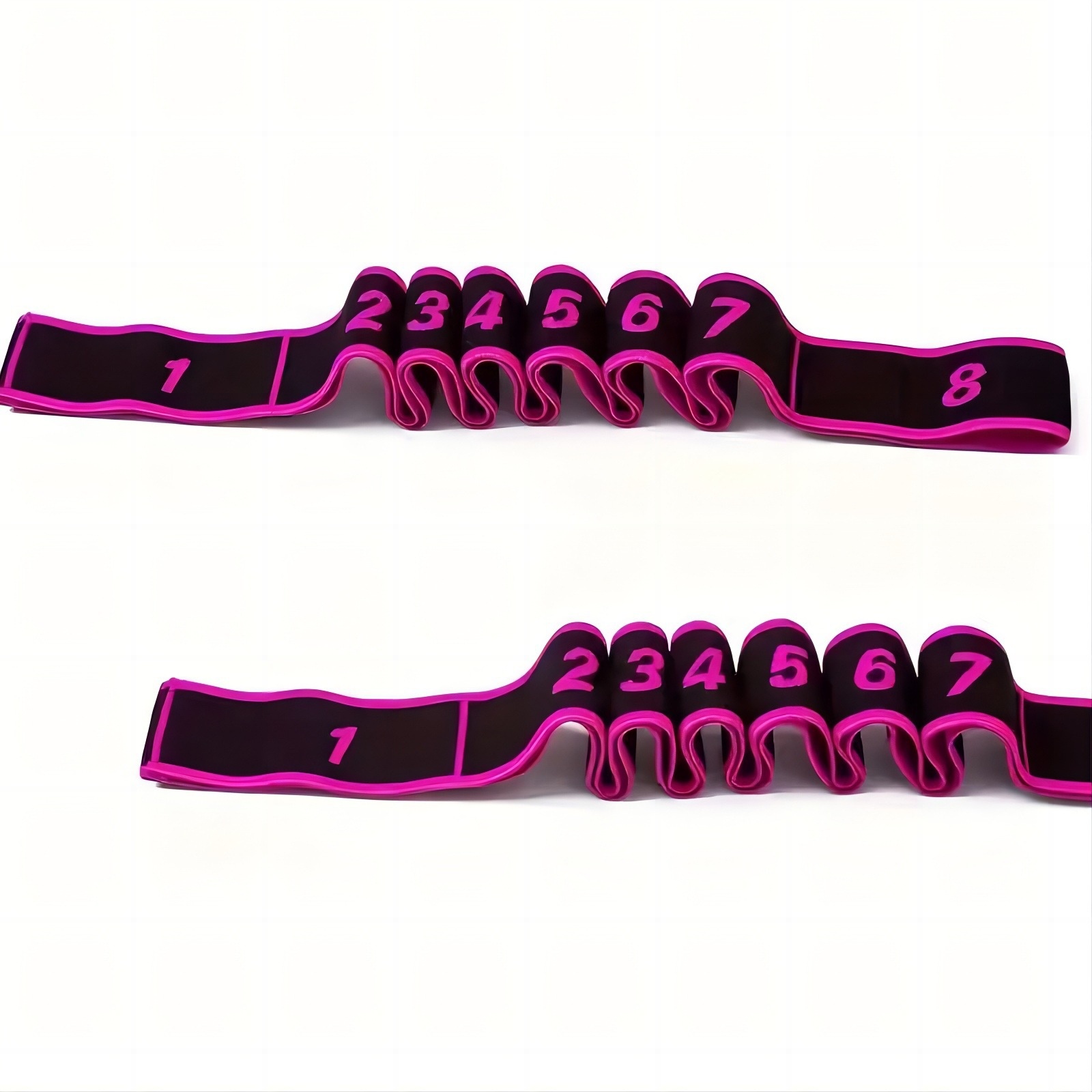 001 In Stock Fascia elastica per yoga, digitale segmentata, per danza, modellamento del corpo, supporto per l'allenamento posturale, resistenza a 8 griglie_voghion.com