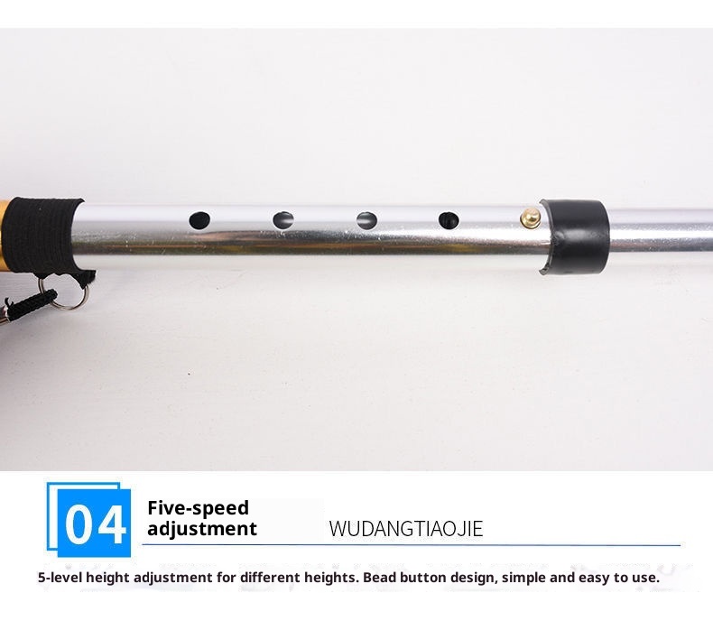 001 Ultraleichte, faltbare Trekkingstöcke, faltbare Wanderstöcke, ausziehbare, tragbare Reisestöcke aus ABS_voghion.com