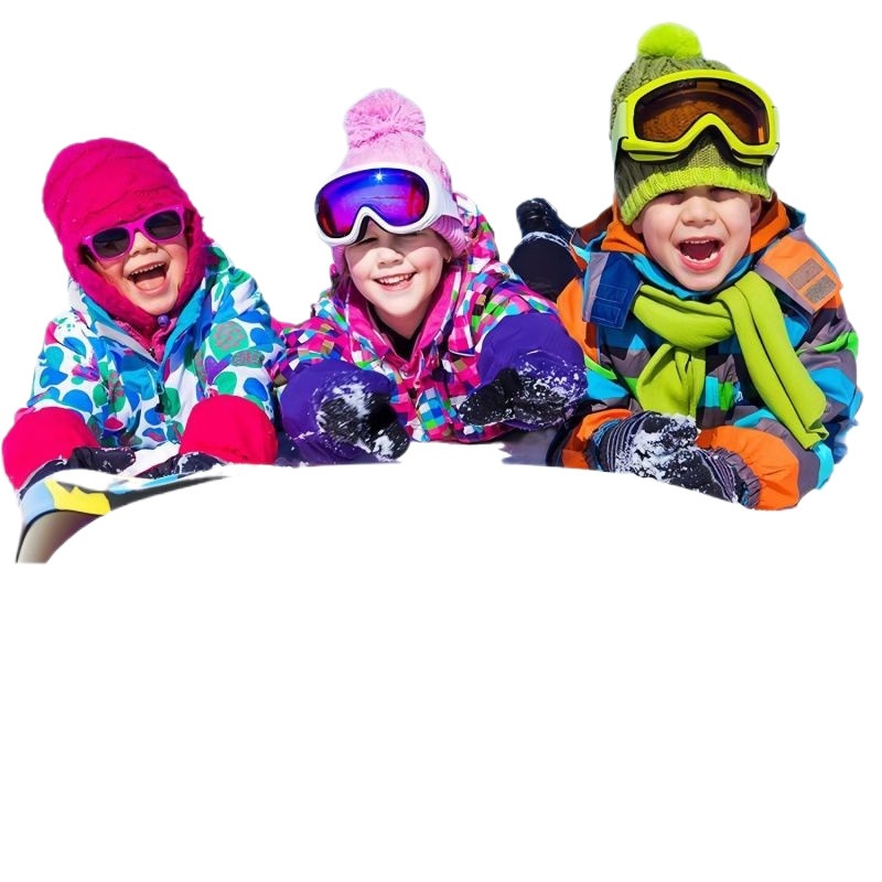 001 Children's Boys And Girls Double Layer Anti-Fog Winter Snow Snow-Proof Blind Ski Goggles Windproof Cycling Glasses_voghion.com