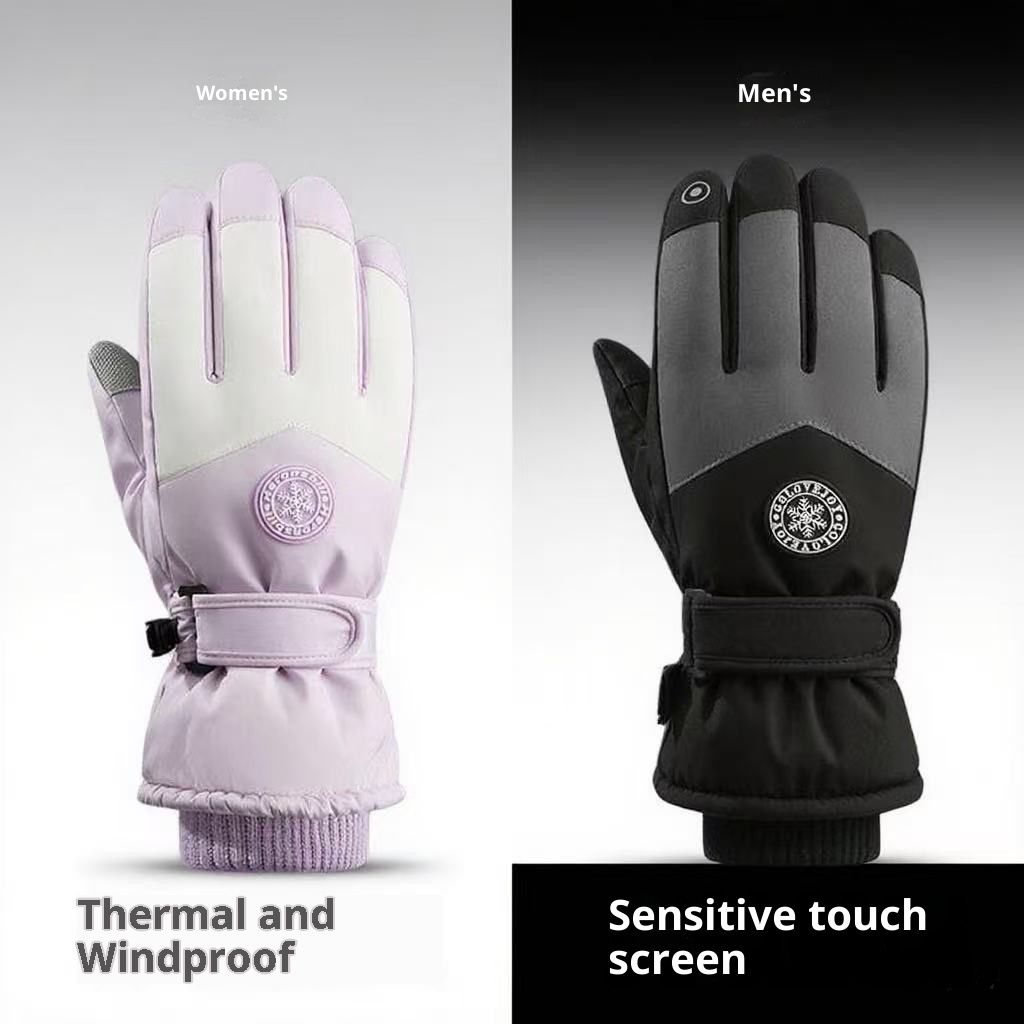 001 Skihandschuhe X8 Unisex Winddicht Wasserdicht Outdoor Radfahren Motorrad Winter Fleecegefüttert Verdickt Warm Geteilte Finger_voghion.com