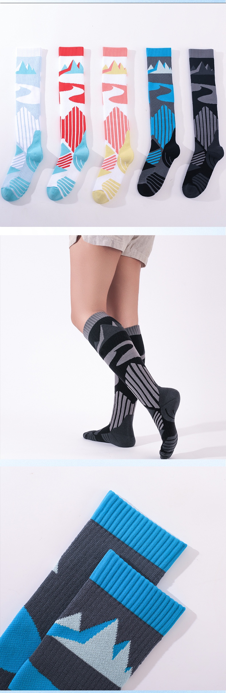 ActiveGo ActiveGo Winter Long Tube Mountaineering Sports Men And Women Thickened Warm Professional Snowboard Snow Sweat-absorbing Outdoor_voghion.com