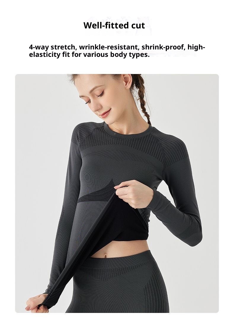 001 Set di abbigliamento da corsa a compressione traspirante e traspirante, abbigliamento da sci, intimo ad asciugatura rapida, intimo unisex_voghion.com