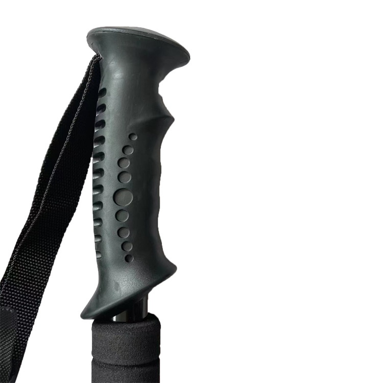 001 Three-section Straight Handle With Snowland Trekking Pole Set Anti-slip Hiking Travel_voghion.com