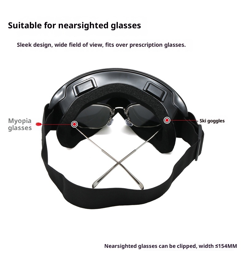 ActiveGo Winter Ski Bergsportbrillen Buitensporten Motorrijden Winddicht Zand Zonnebril Anti-ultraviolet Skiën_voghion.com