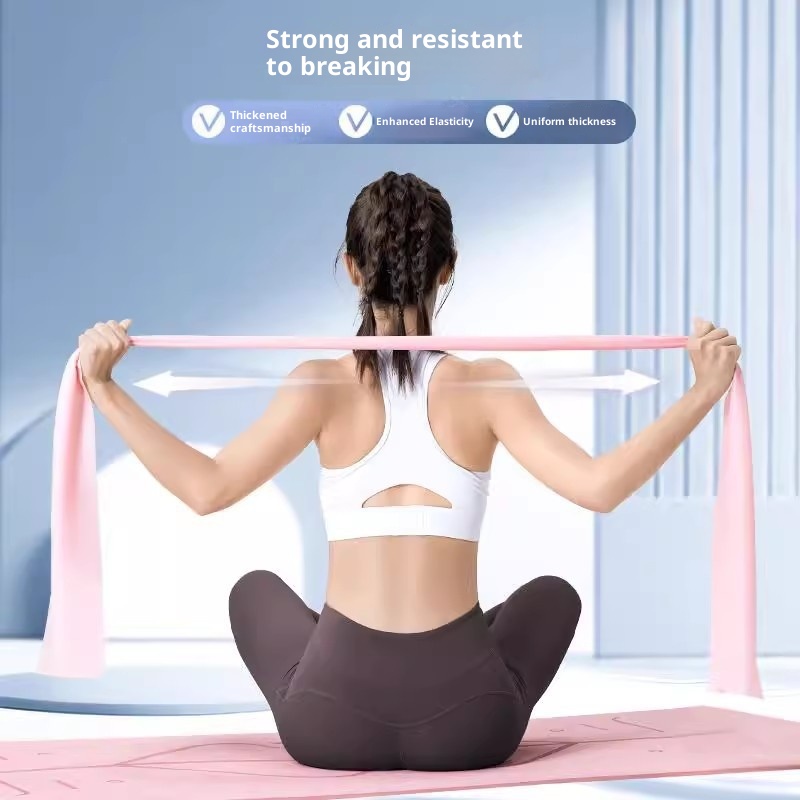 001 Yoga Stretch For Women Slimming Back Fitness Shoulder Opening Strength Dance Training Band Weight Loss Resistance_voghion.com