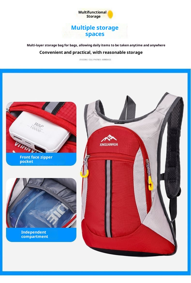 001 Leichter, wasserdichter Fahrradrucksack für Outdoor-Aktivitäten wie Radfahren, Wandern und Sport – auch für Damen und Herren geeignet._voghion.com
