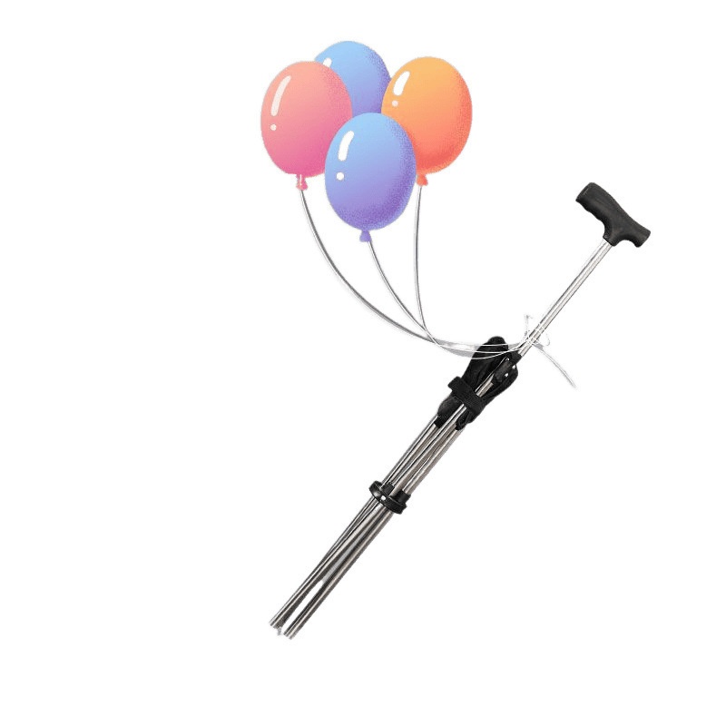 001 Medical Crutches Anti-Fall Thickened Portable Crutch Lightweight Triangle Stool Foldable Telescopic Hiking Stick_voghion.com