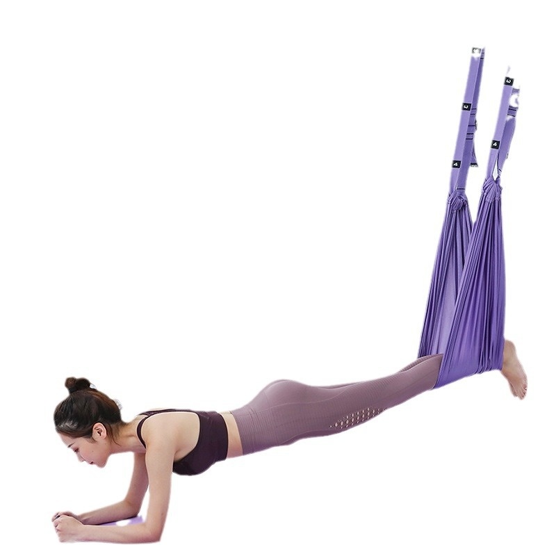 001 Hava İpi Tek Kelimelik At Alt Sırt Eğitmeni Bölme İnversiyon Yoga Yardımı Direnç Bandı Dans Esneme Kayışı_voghion.com