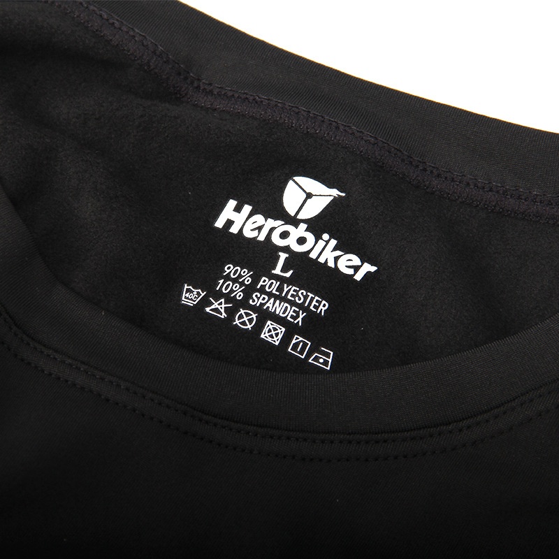 001 HEROBIKER Underwear Set Motorcycle Skiing Tight Long Johns Winter Men's Crew Neck Thermal Top_voghion.com