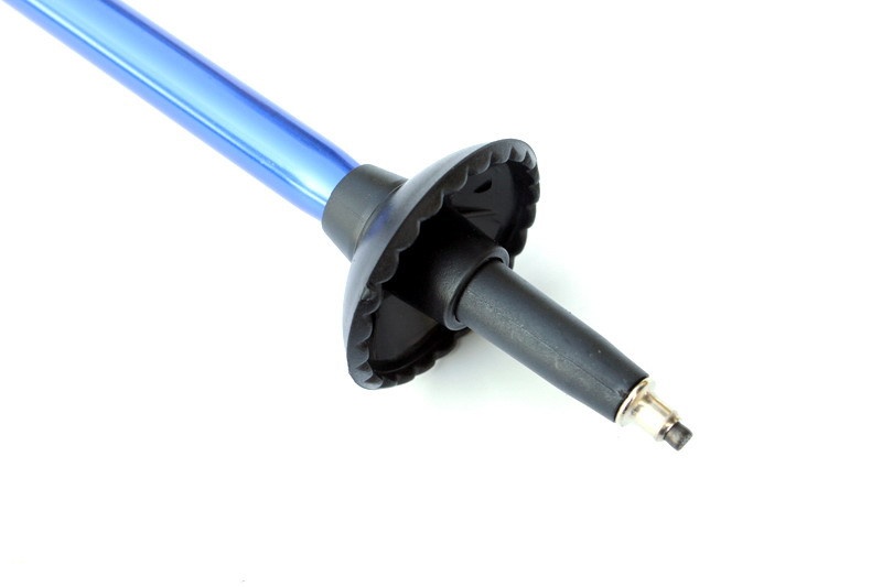 001 Bastone da trekking in lega di alluminio transfrontaliera di fabbrica, tre sezioni, assorbimento degli urti, forniture per escursioni all'aperto, camminata_voghion.com