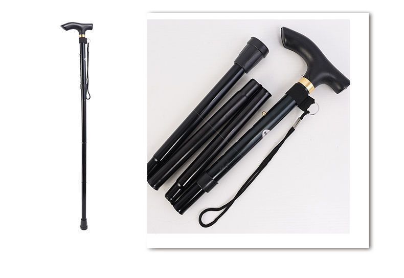 001 Ultraleichte, faltbare Trekkingstöcke, faltbare Wanderstöcke, ausziehbare, tragbare Reisestöcke aus ABS_voghion.com