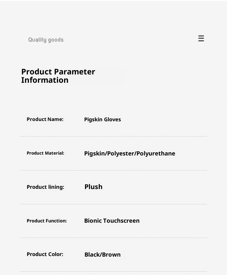 001 Pigskin Genuine Leather Ski Gloves For Men, Autumn And Winter Outdoor Riding Motorcycle Windproof Non-slip Fleece-lined_voghion.com