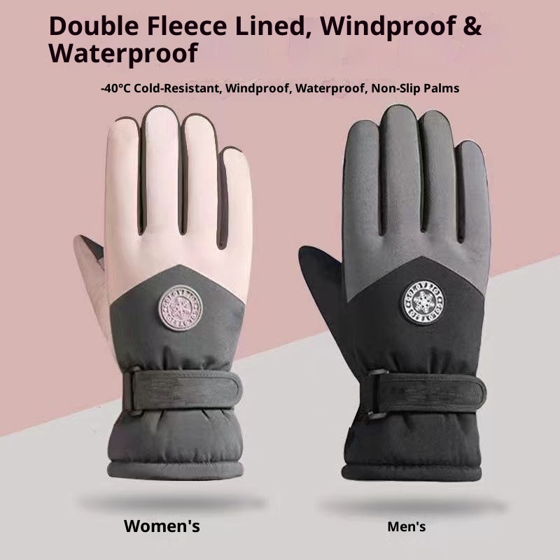 001 Winterski-Baumwoll-Skijacke für Damen und Herren, wasserdicht, dick gefüttert, warm, ideal zum Bergsteigen, Reiten, Spielen im Freien, Schneeschuhwandern und als Fünffinger-Skijacke für Erwachsene_voghion.com