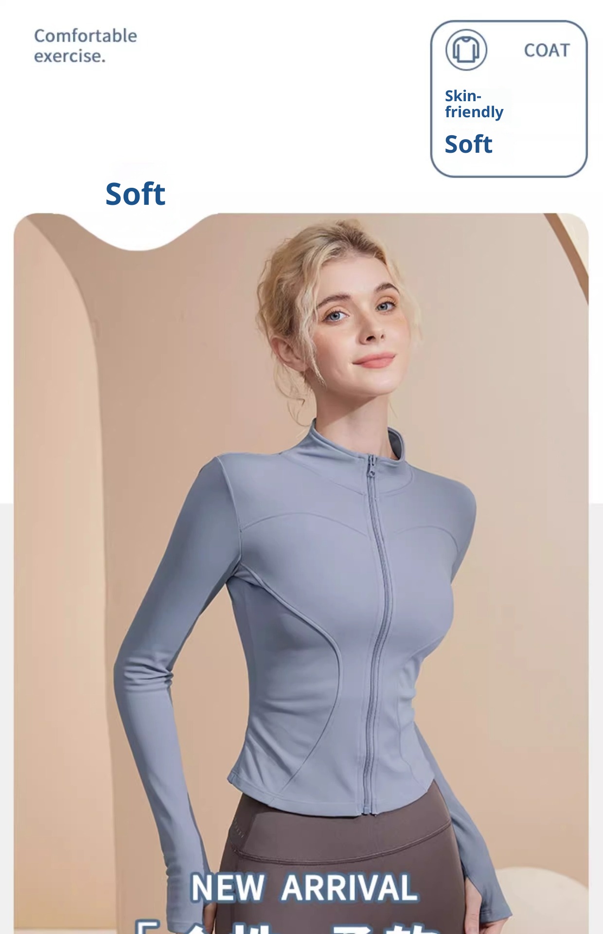 001 Lulu Yoga Giacca sportiva aderente, traspirante, ad asciugatura rapida, con colletto alto, vestibilità slim e dimagrante, per allenamento, ad alta elasticità_voghion.com