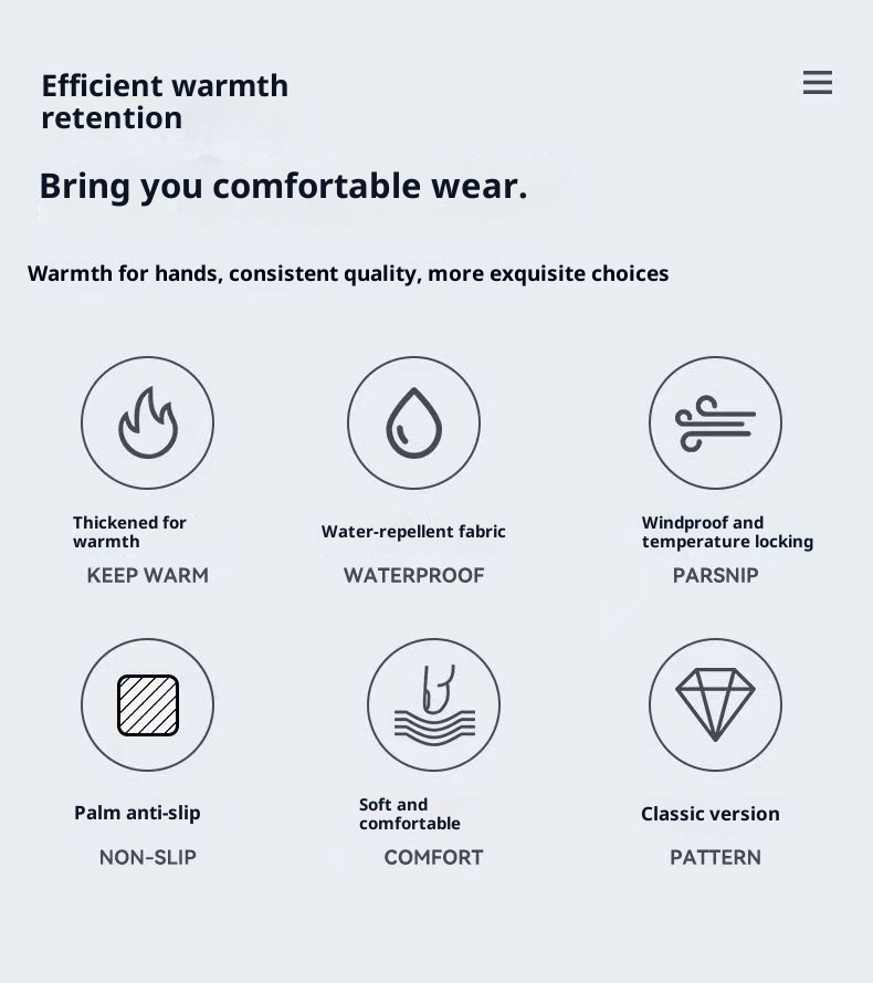 001 Outdoor Ski For Men And Women, Waterproof Sports Cycling Winter Warm Non-Slip Thickened Gloves_voghion.com