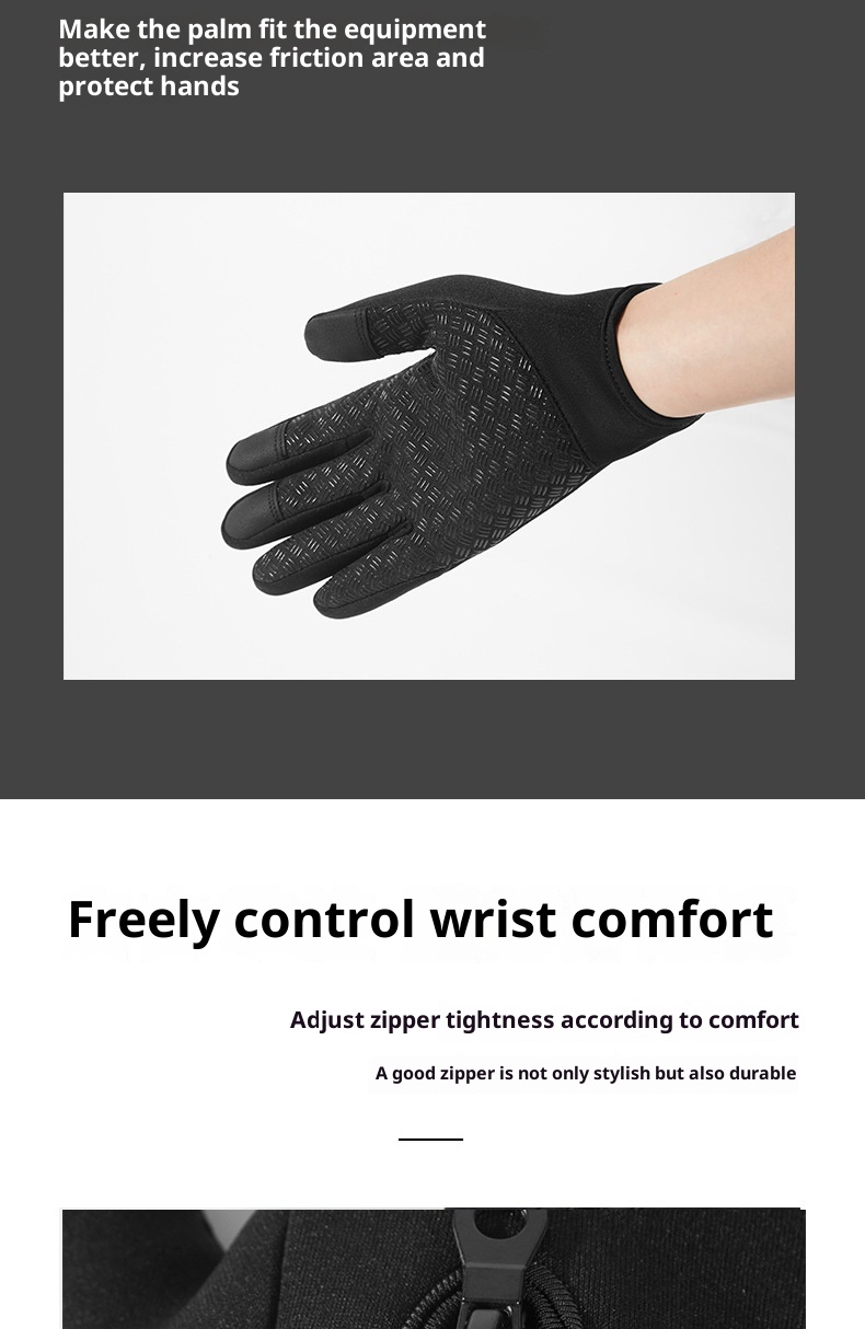 001 Heren en dames hardlopen bergbeklimmen skiën fietsen buiten warme sport handschoenen waterbestendig touchscreen lente herfst_voghion.com