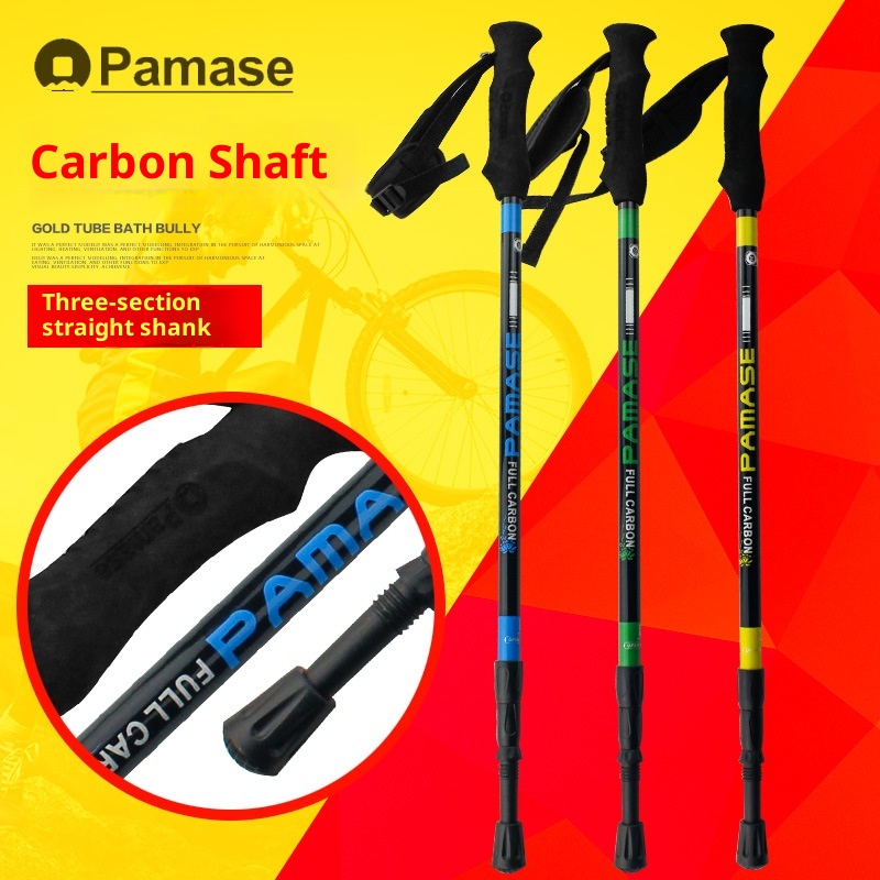 001 Muma Ren Zaino da trekking in lega di alluminio, ammortizzatore, pieghevole, regolabile, telescopico, da viaggio, per sci e trekking_voghion.com