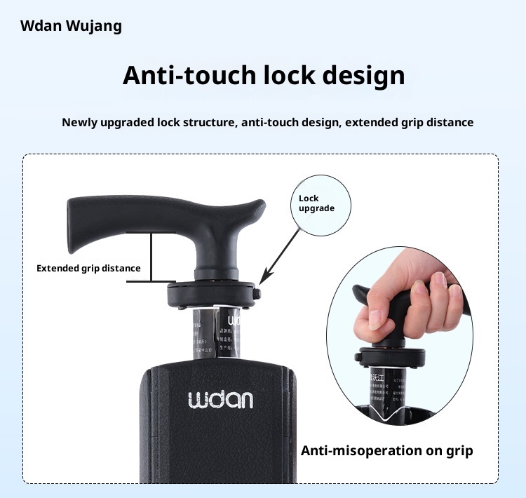 001 Stool Walking Stick Multi-Functional Anti-Slip Lightweight Foldable Elderly Cane Chair For Hiking_voghion.com