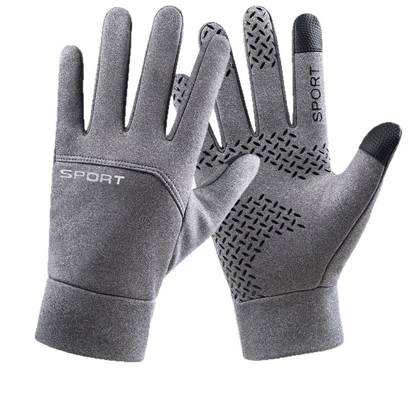 001 Winterwarme Handschuhe für Outdoor-Sportarten wie Skifahren, Laufen und Radfahren, mit Fleece gefüttert, dick, Touchscreen-geeignet, winddicht und wasserdicht_voghion.com