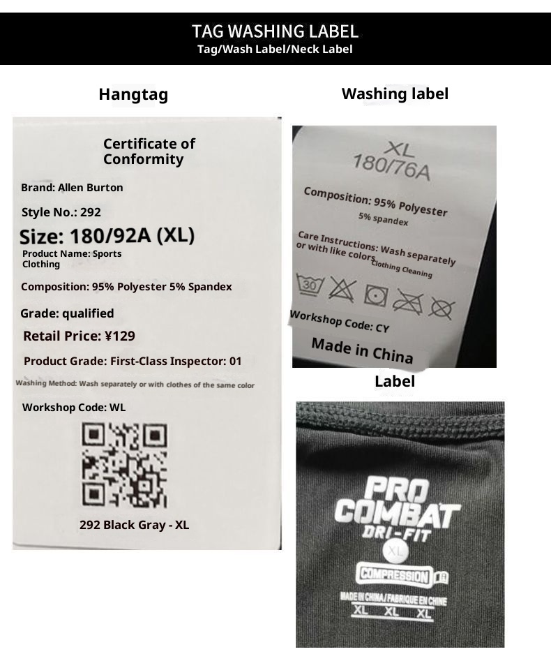Conjunto térmico de esquí para hombre de secado rápido, ajustado, para correr y hacer deporte. Incluye camiseta interior térmica, forro polar y camiseta de forro polar para actividades al aire libre. Ideal para exportación._voghion.com