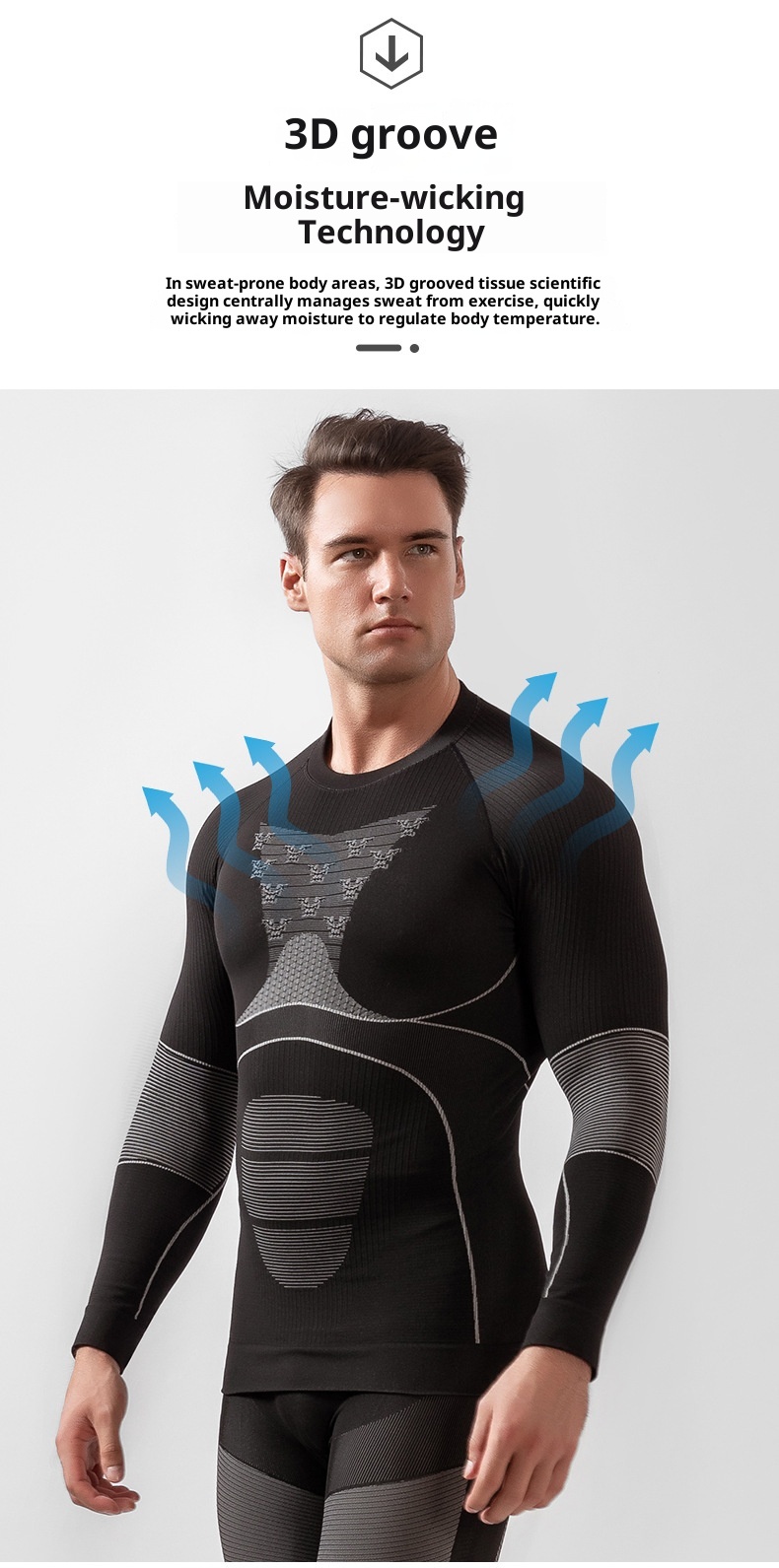 001 Neue Winter-Skihose, schnelltrocknend, für Damen und Herren, Outdoor-Sportarten wie Radfahren, schweißableitend, wärmekomprimierend_voghion.com