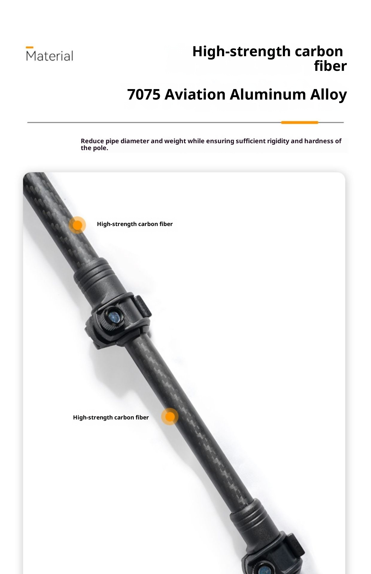 001 Sanfeng Ultra-light Fiber Trekking Poles Outdoor Telescopic Carbon Aluminum Alloy Walking Sticks Hiking Climbing_voghion.com