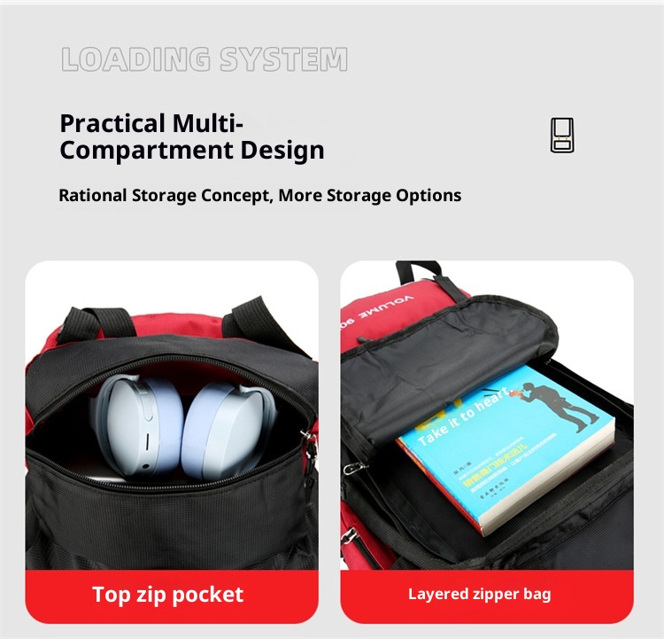 Sac à dos de randonnée extérieur pour hommes et femmes, grande capacité, léger, à double bandoulière, imperméable, 90 L_voghion.com