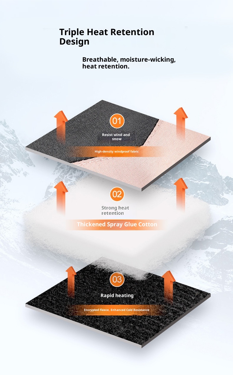 001 Toptan Açık Hava Bisikleti Polar Astarlı Kalınlaştırılmış Kayak Erkekler ve Kadınlar İçin Kışlık Dokunmatik Ekranlı Şık Spor Eldivenleri_voghion.com