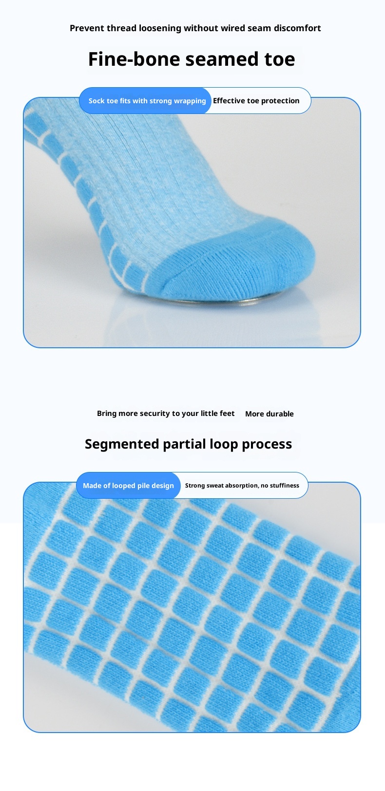 ActiveGo ActiveGo High Tube Women's Sports Mountaineering Calf Thickened Fleece Warm Windproof Cold-Proof Ski Socks_voghion.com