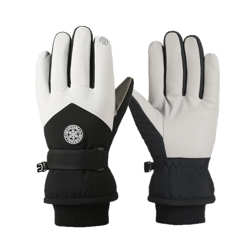 001 Ski voor mannen en vrouwen Winter Touchscreen Warm Fleece gevoerd Verdikt Fietsen Waterdicht Buitenrijden Antislip Katoen_voghion.com