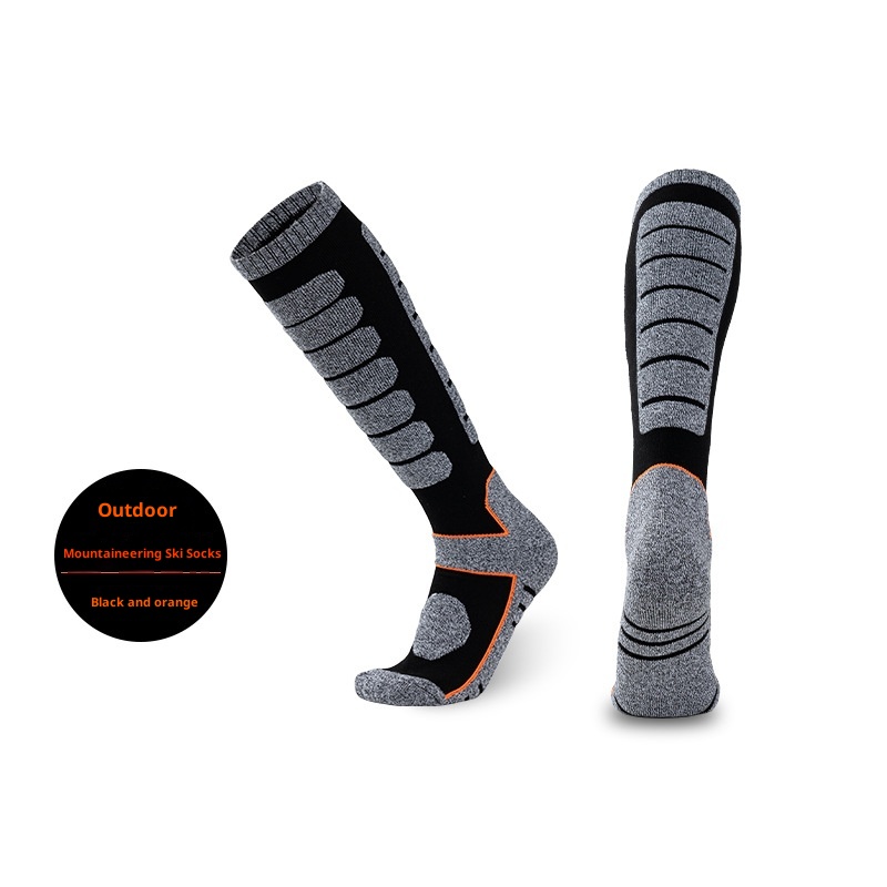 ActiveGo ActiveGo 2023 Nuovo Inverno Lungo Tubo Sci Alpinismo Escursionismo Uomo E Donna Spessore Alzato Asciugamano Fondo Sopra Il Ginocchio Calzini Da Neve_voghion.com