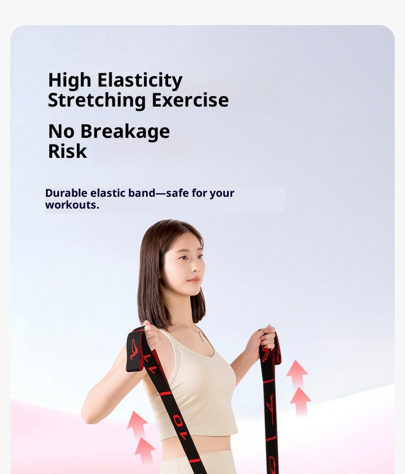 001 Fasce elastiche per esercizi di danza latina per bambini, con resistenza allo yoga, apertura delle spalle per donne e bambini, alta elasticità_voghion.com