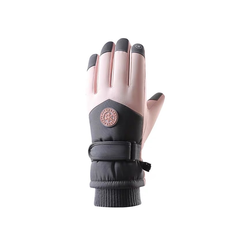 001 Footprint Premium Ski Cycling Gloves Men Winter Waterproof Windproof Riding Motorcycle Touchscreen Cold Resistant_voghion.com