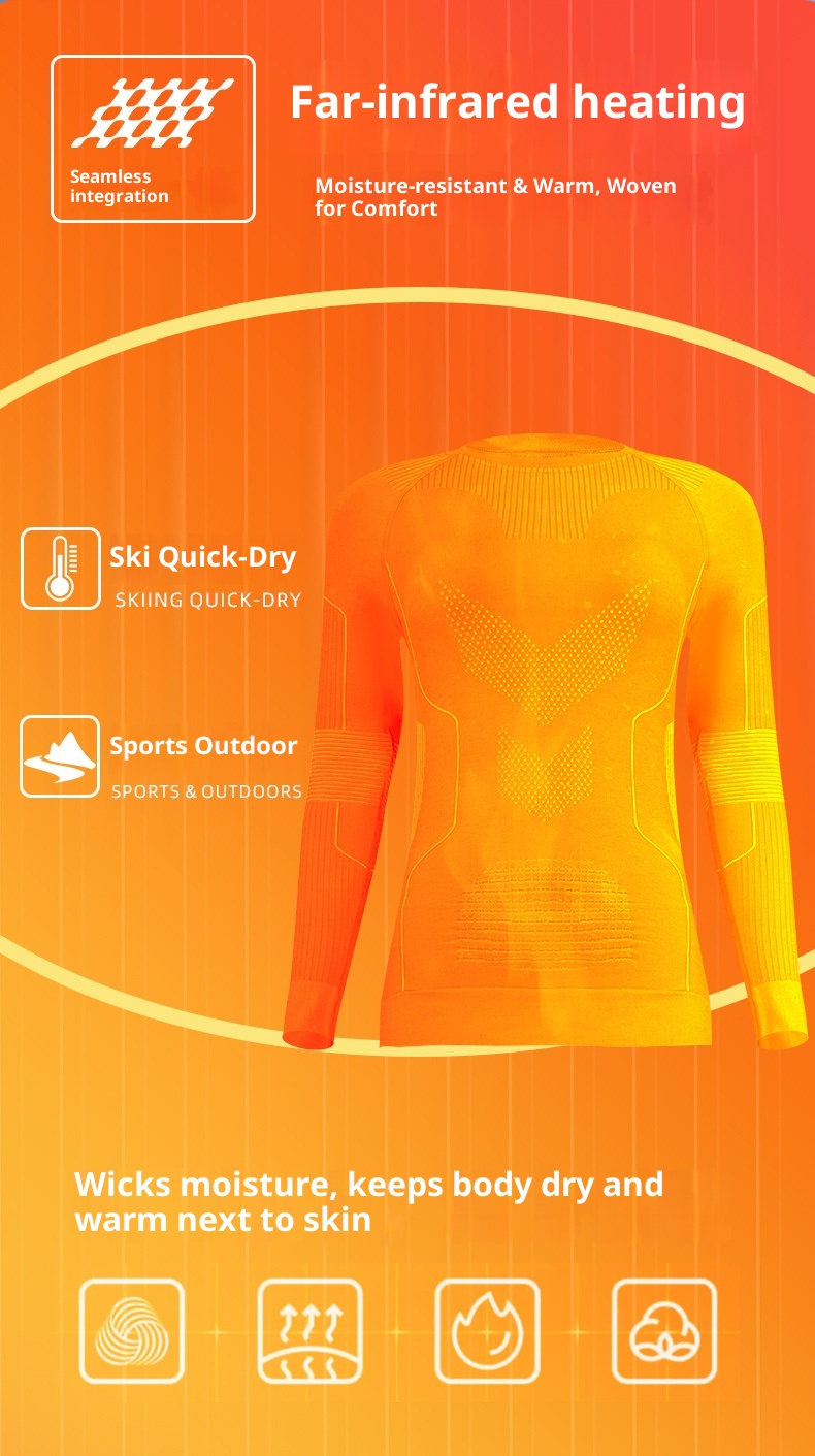 001 Intimo termico unisex in lana merino ad asciugatura rapida, per escursionismo, sci, outdoor, traspirante, autunno e inverno_voghion.com